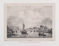 KG 08579
<br/>
Brug ovder de Rijn, nabij Leijden
<br/>
<em>Lutgers, Petrus Josephus (1808-1874)</em>